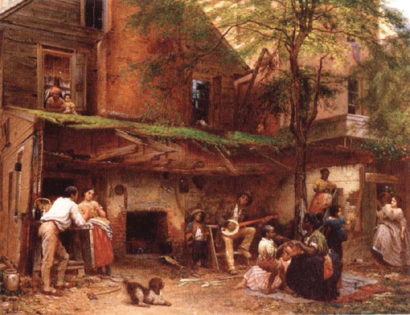 Eastman Johnson Negro life at the South Norge oil painting art
